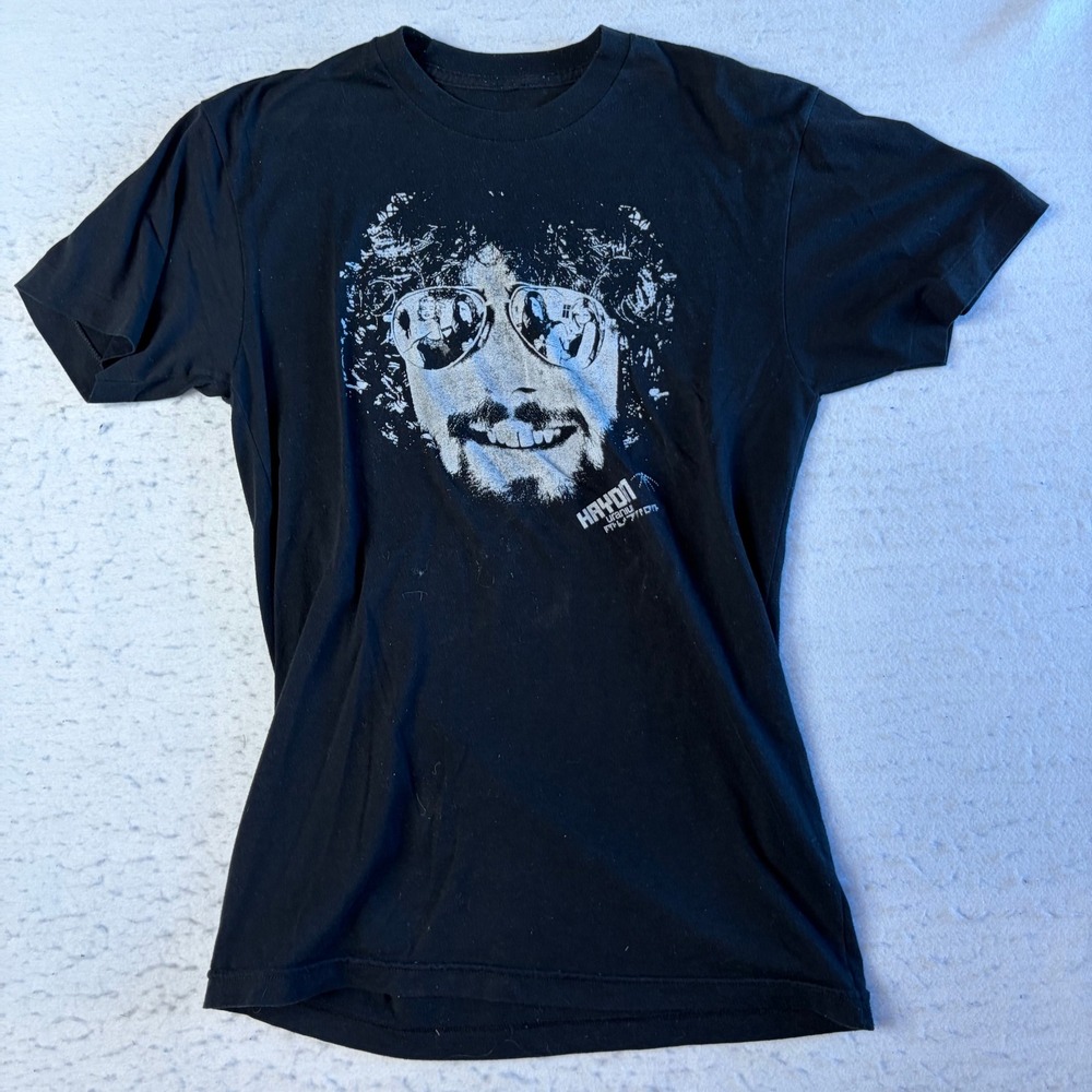 Unbranded‎ Haydn Uranium T-Shirt Mens Medium Black Graphic Print Short Sleeve